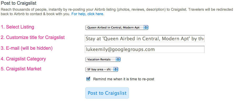 Growth hacking do AirBnB - passo 2