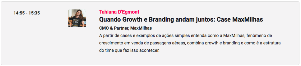 Palestrante de growth e marketing