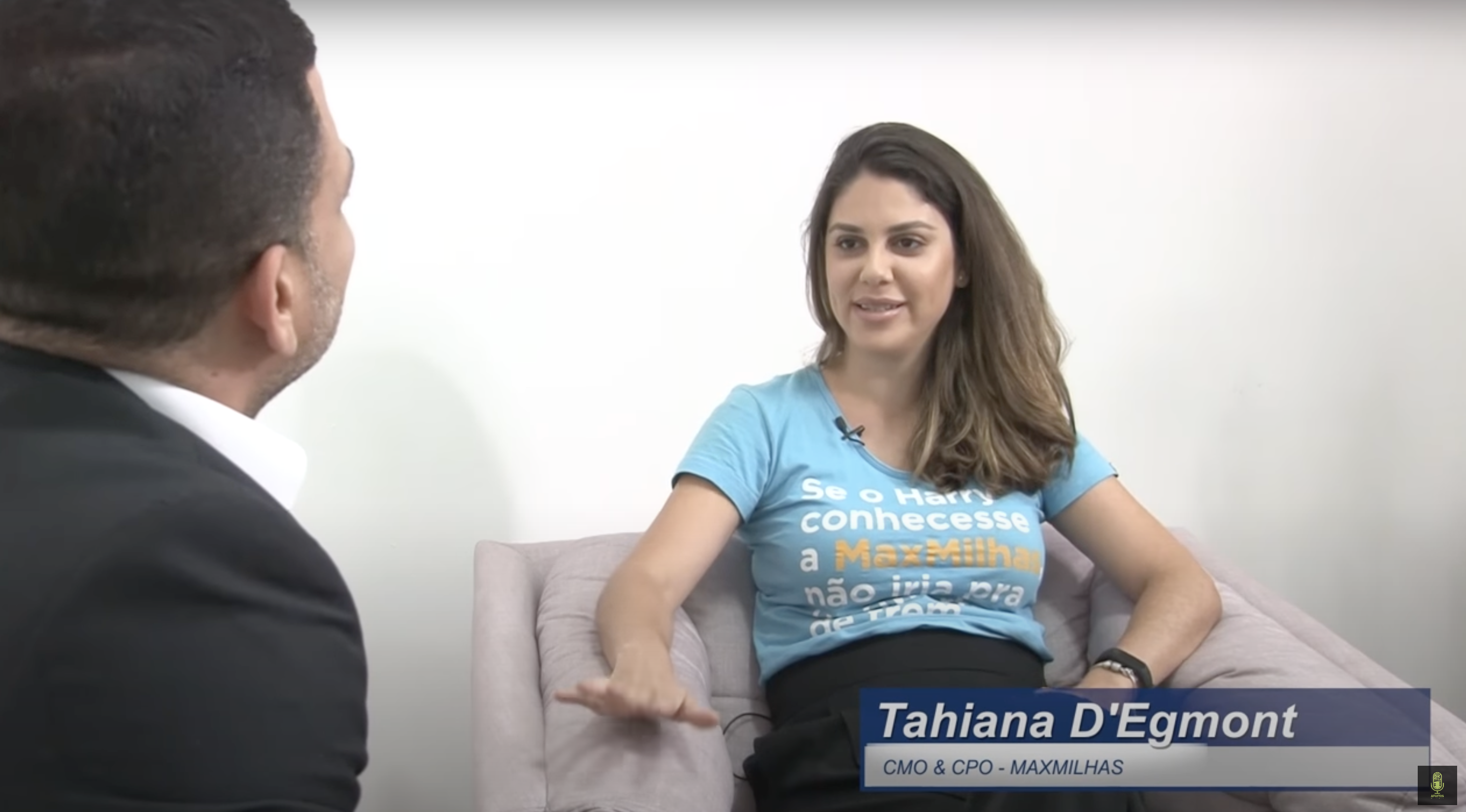 Empreendedora e CMO de Startups Tahiana D'Egmont em entrevista para o programa de TV Academia do ROI